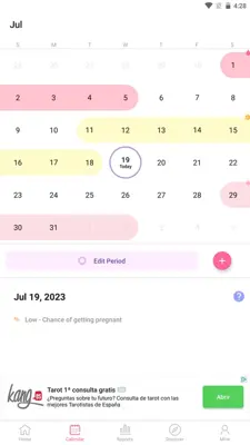 Ovulation Calendar & Fertility android App screenshot 1